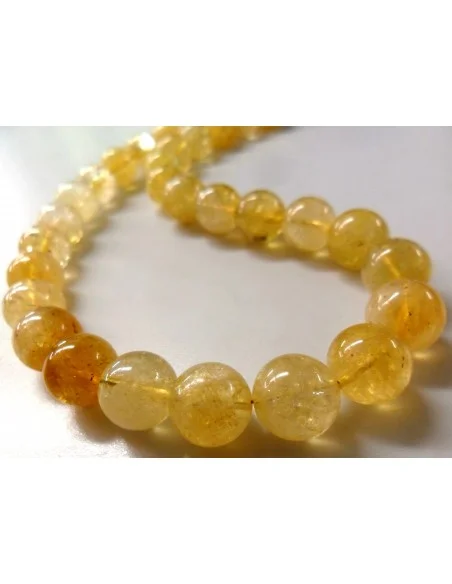 Citrine collier 12mm Citrine collier 12mm