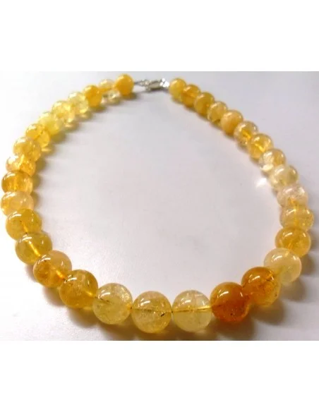 Citrine collier 12mm Citrine collier 12mm