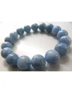 Magnifique bracelet aigue marine 10mm