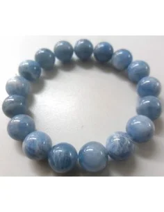 Magnifique bracelet aigue marine 10mm 2
