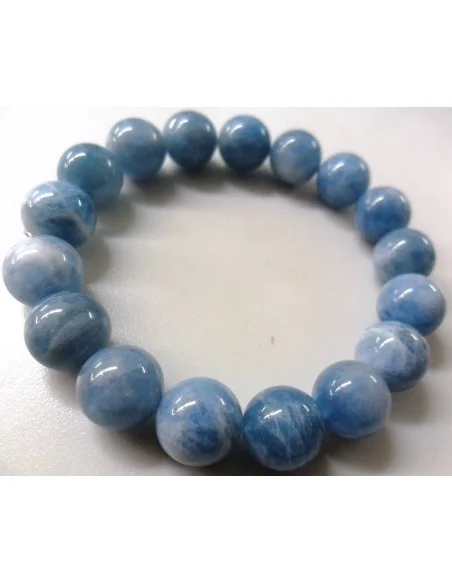 Magnifique bracelet aigue marine 10mm Magnifique bracelet aigue marine 10mm