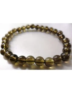 Quartz fumé, 6mm bracelet