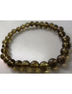 Quartz fumé, 6mm bracelet 2
