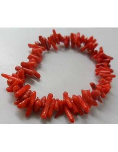 Corail rouge brut bracelet