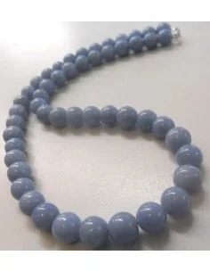 Angelite Collier 8mm. 2