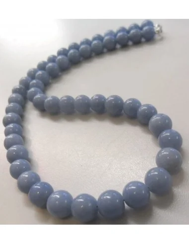 Angelite Collier 8mm.