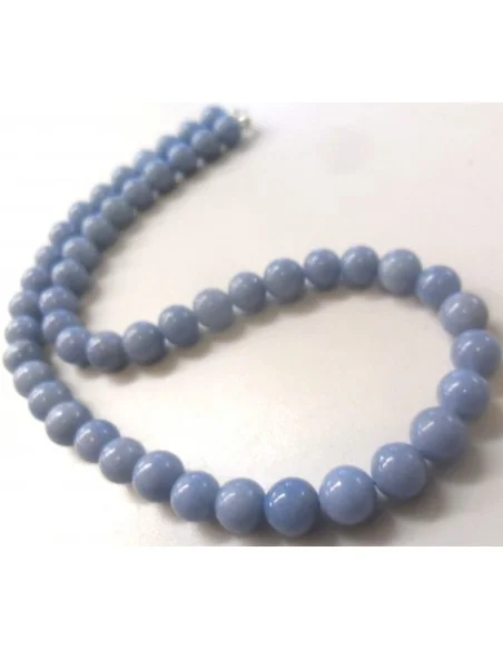Angelite Collier 8mm. Angelite Collier 8mm.