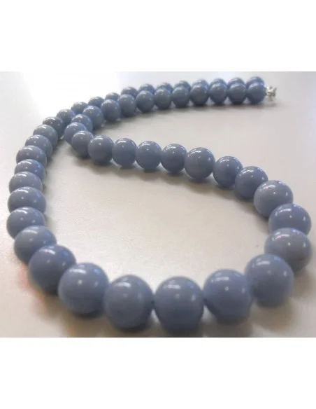 Angelite Collier 10mm.