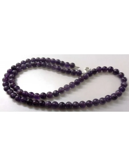 Collier Amethyste 8mm - 65cm longueur Collier Amethyste 8mm - 65cm longueur