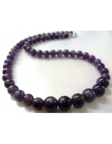 Collier Amethyste 8,10mm