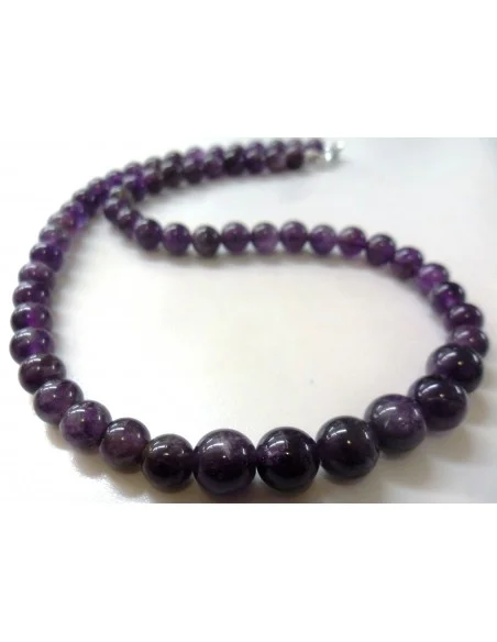 Collier Amethyste 8,10mm