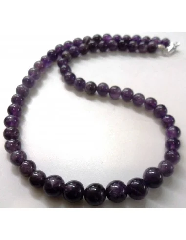 Collier Amethyste 8,10mm