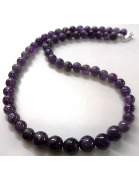 Collier Amethyste 8,10mm