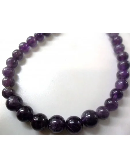 Collier Amethyste 8,10mm