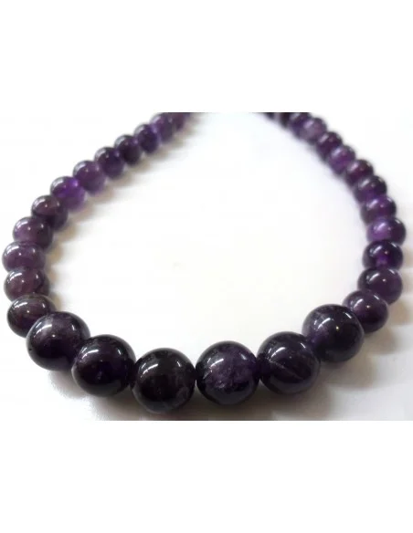 Collier Amethyste 8,10mm