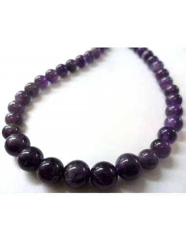 Collier Amethyste 8,10mm
