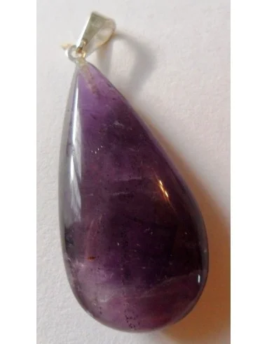Améthyste goûte pendentif