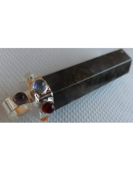 Labradorite  grand pendentif soins
