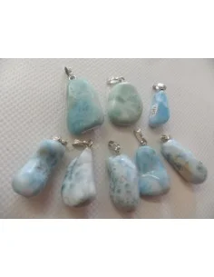 Larimar Pendentif argent