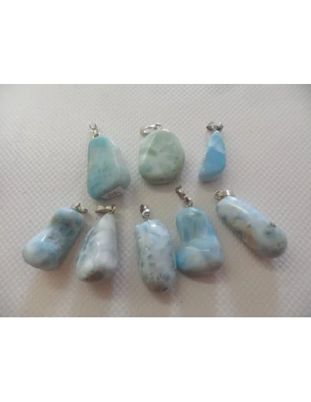 Larimar Pendentif argent