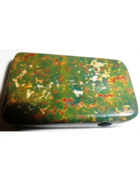 Pierre du sang, Heliotrop percé, pendentif Pierre du sang, Heliotrop percé, pendentif