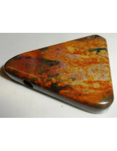 Pierre du sang, Heliotrop percé, pendentif