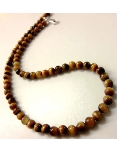 Collier Oeil de tigre 6mm