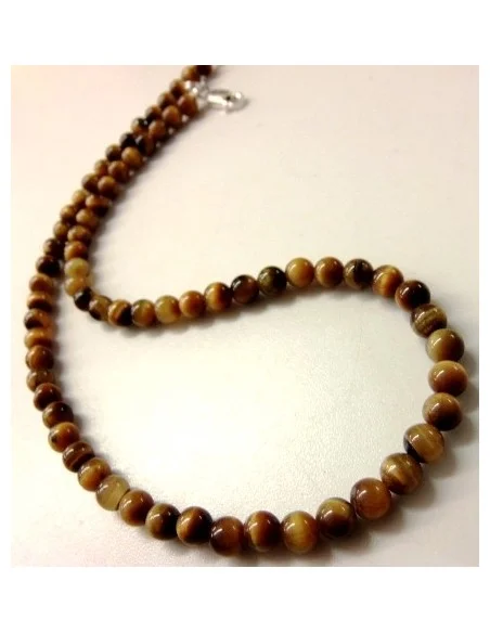 Collier Oeil de tigre 6mm