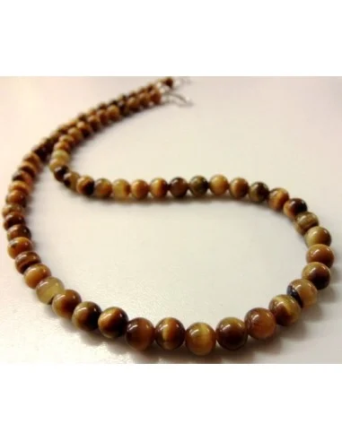 Collier Oeil de tigre 6mm