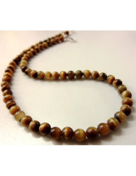 Collier Oeil de tigre 6mm
