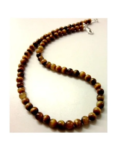 Collier Oeil de tigre 6mm