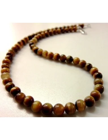 Collier Oeil de tigre 6mm
