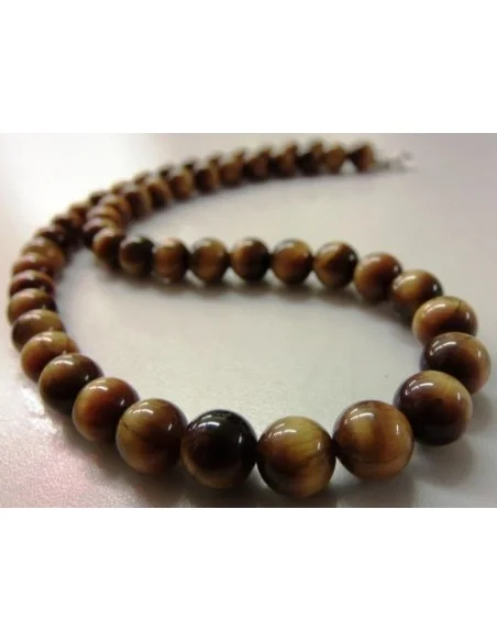 Collier Oeil de tigre 8mm