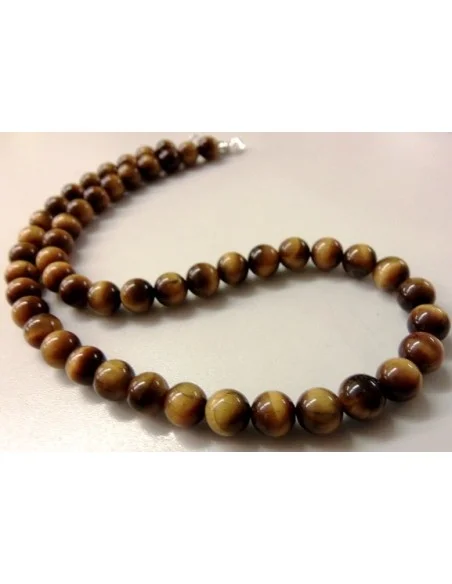 Collier Oeil de tigre 8mm
