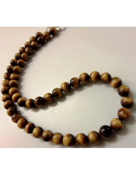 Collier Oeil de tigre 8mm
