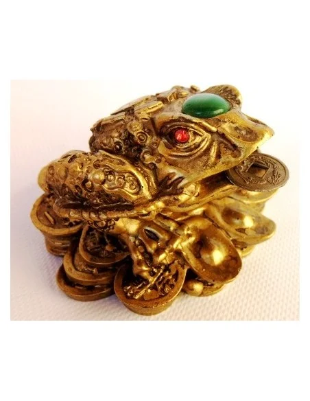 Grenouille Feng-shui porte bonheur