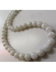 Pierre de lune 7mm collier 2