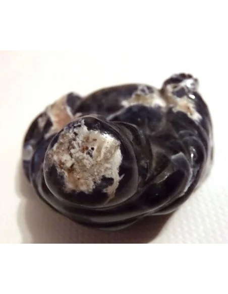 Bouddha en sodalite Bouddha en sodalite