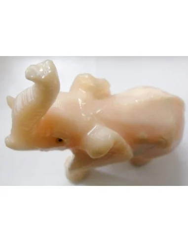 Elephant en Opale Rose