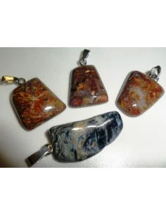 Pietersite pendentif argent