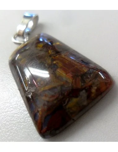 Pietersite pendentif argent