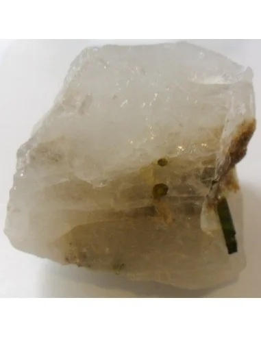 Tourmaline verte sur gangue