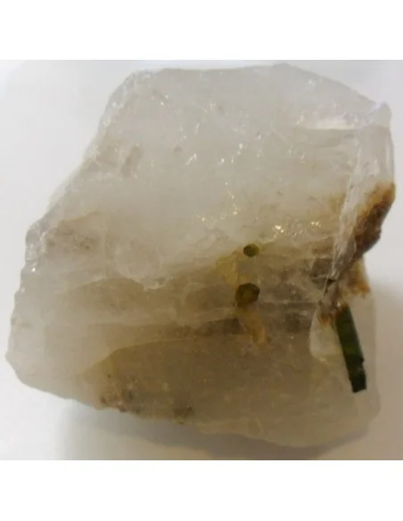 Tourmaline verte sur gangue