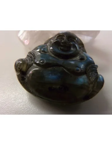 Bouddha Labradorite noire - Spectrolite