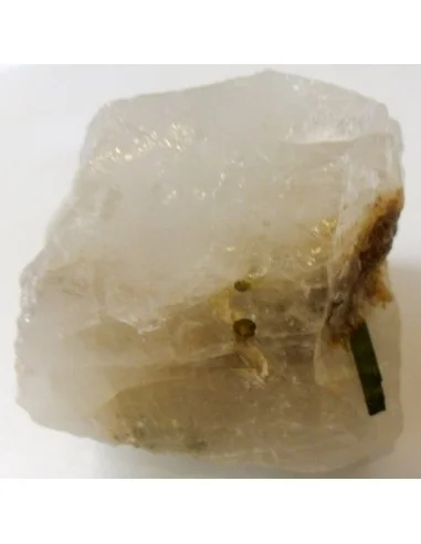 Tourmaline verte sur gangue