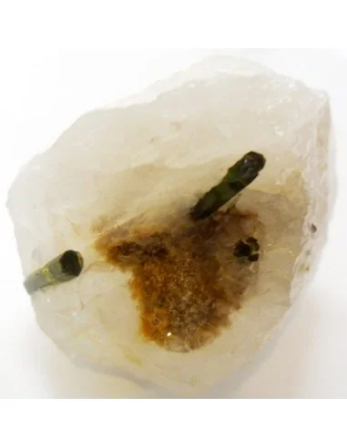 Tourmaline verte sur gangue