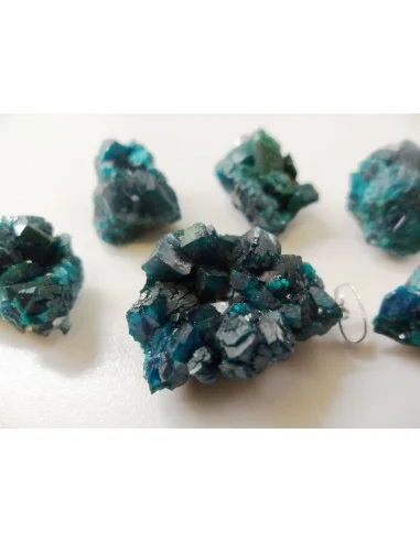 Pendentif Dioptase cristalise magnifique