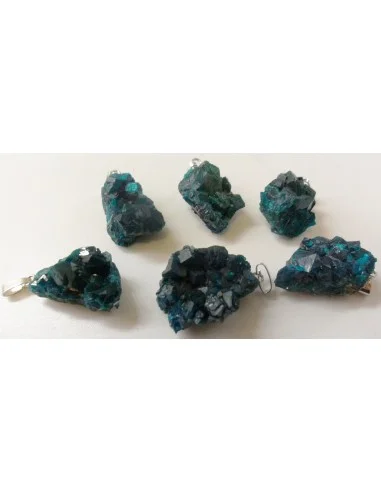 Pendentif Dioptase cristalise magnifique