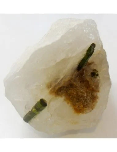 Tourmaline verte sur gangue