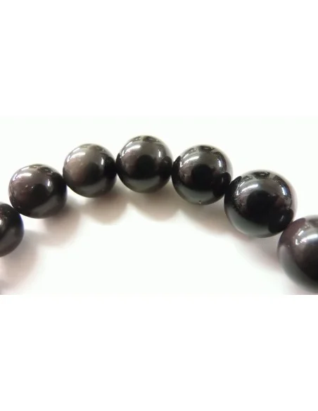 Obsidienne Oeil celeste  14mm